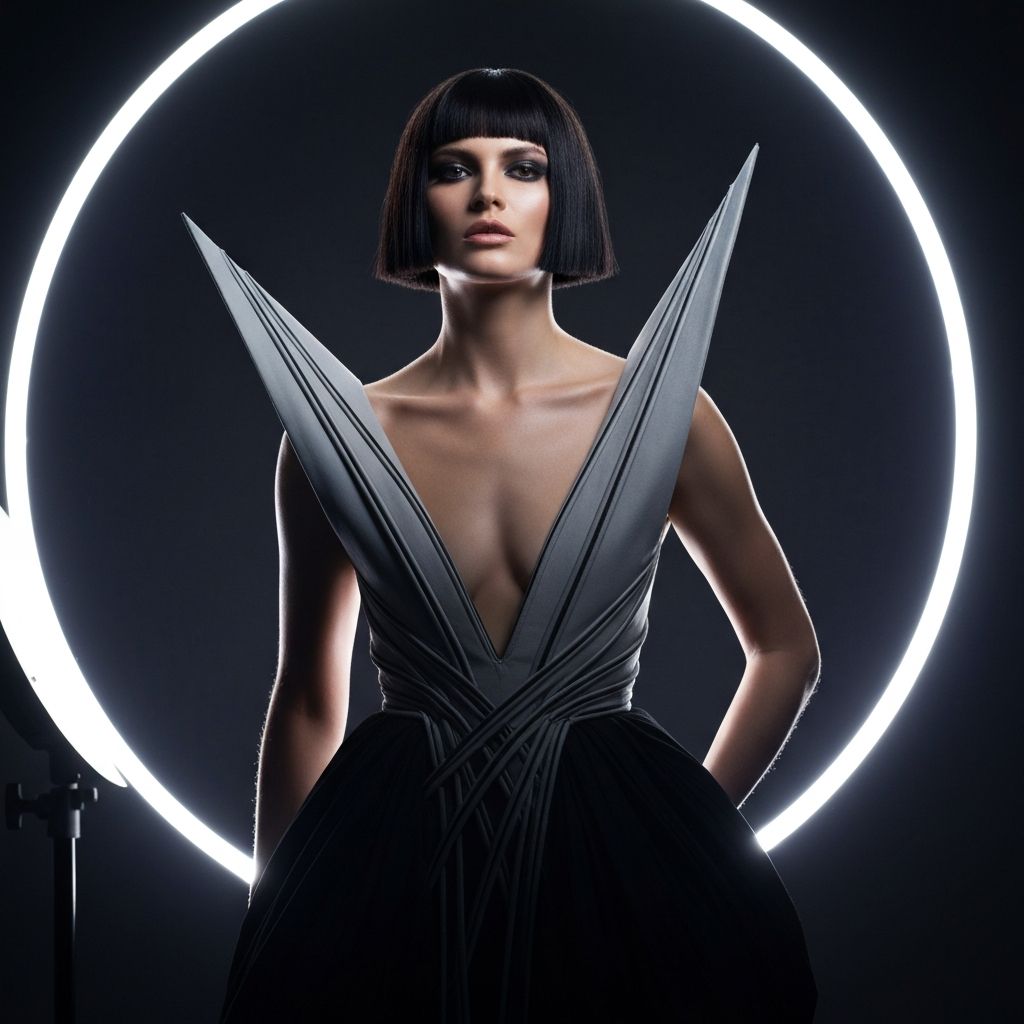 Avant-garde fashion photography