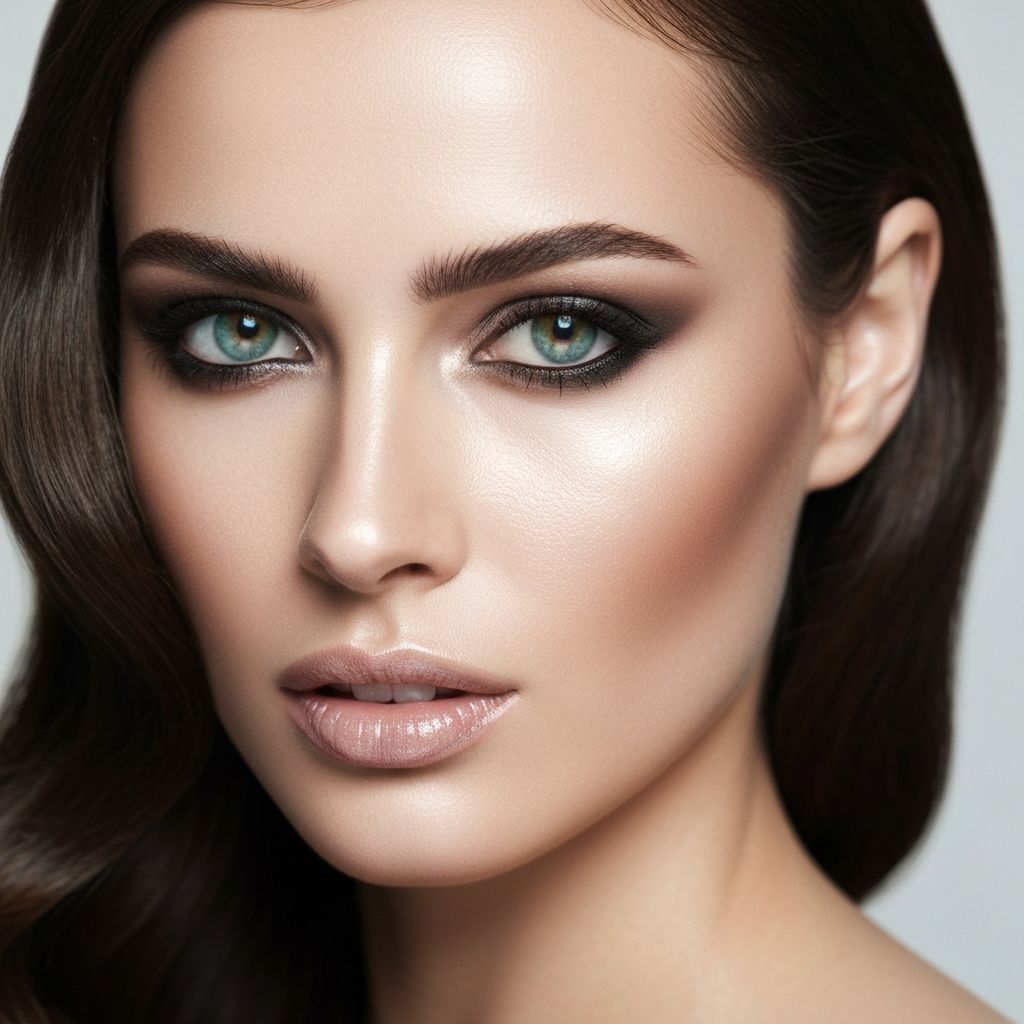 Beauty editorial close-up